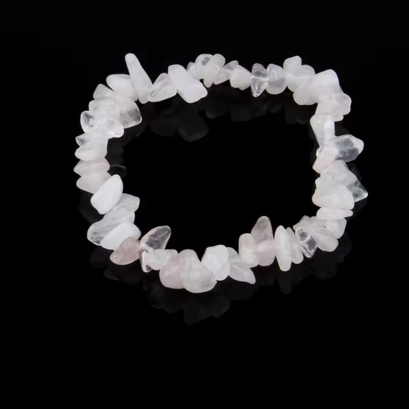 Bracelet And Earrings Set - White Turquoise - Natural Stone Healing Energy - Picture 11 of 12